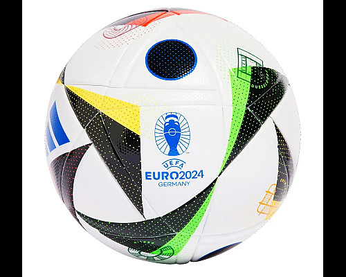 Футбольний м'яч Adidas Fussballliebe Euro 2024 League Box розмір 5, біло-чорний