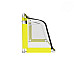 Ворота футбольні BazookaGoal Beast 07585 150 х 90 см, жовті