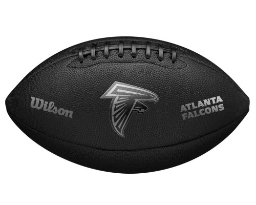 М'яч для американського футболу Wilson NFL TEAM METALLIC PREMIERE AT OF, чорний