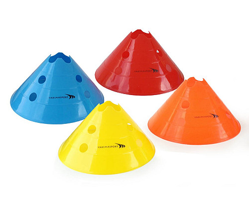 Конуси для футболу Yakimasport 100120 20 шт, різнокольорові