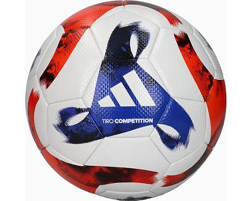 М'яч футбольний Adidas Tiro Competition Ball HT2426 розмір 5, біло-червоний