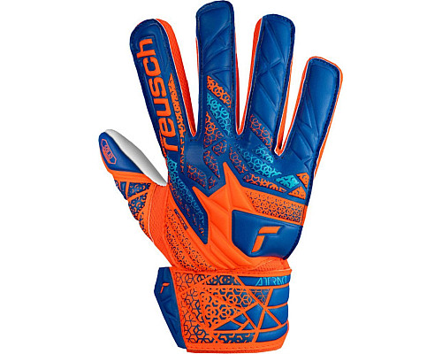 Рукавички воротарські Reusch Attrakt Starter Solid Finger Support Junior 5472511 2290 р.5, помаранчево-сині