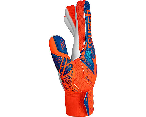 Рукавички воротарські Reusch Attrakt Starter Solid Finger Support Junior 5472511 2290 р.5, помаранчево-сині