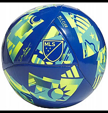 Футбольний м'яч Adidas MLS Club розмір 5, синьо-зелений