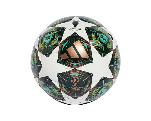 М'яч для футзалу Adidas UCL PRO SALA 2025 Munich розмір 4, біло-зелений