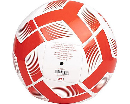 М'яч футбольний Adidas Starlancer Club Ball IA0974 розмір 5, біло-червоний