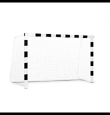 Ворота футбольні Neo-Sport NS-465 300 х 200 x 90 см, чорно-білі