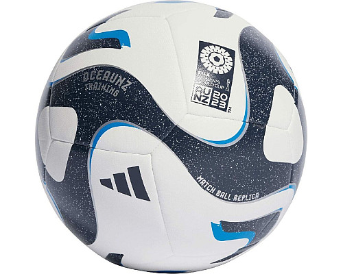 М'яч футбольний Adidas Oceaunz Training HT9014 розмір 3, біло-чорний