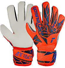 Рукавички воротарські Reusch Attrakt Solid Junior pomarańczowe 5472515 2210 р.7, помаранчеві