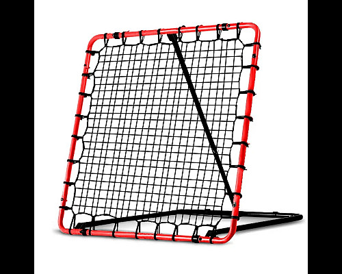Сітка тренувальна для футболу Neo-Sport NS-491 Rebounder 120 x 120 х 107 см, червона