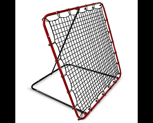 Сітка тренувальна для футболу Neo-Sport NS-491 Rebounder 120 x 120 х 107 см, червона
