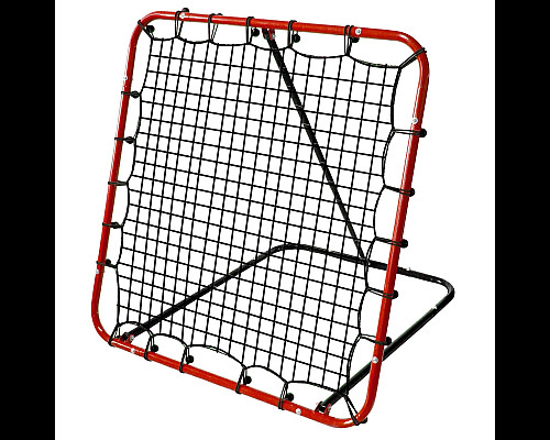 Сітка тренувальна для футболу Neo-Sport NS-491 Rebounder 120 x 120 х 107 см, червона