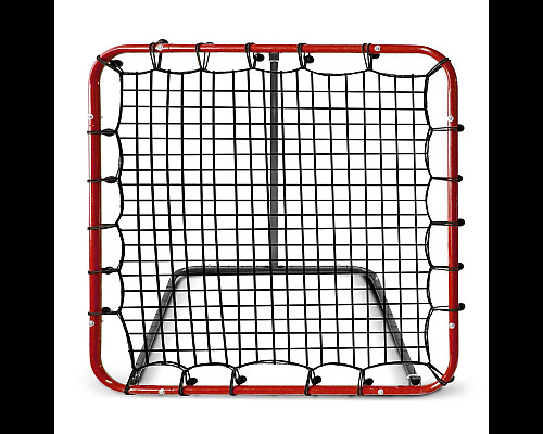 Сітка тренувальна для футболу Neo-Sport NS-491 Rebounder 120 x 120 х 107 см, червона