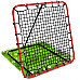 Сітка тренувальна для футболу Neo-Sport NS-491 Rebounder 120 x 120 х 107 см, червона