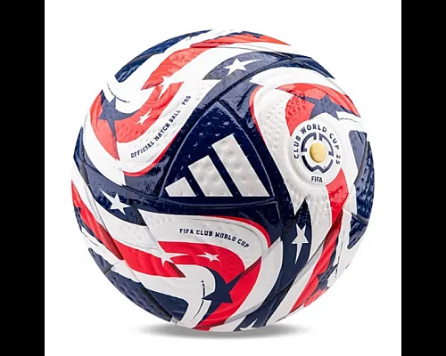 М'яч футбольний Adidas FIFA World Cup Pro розмір 5, біло-синій