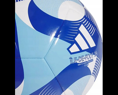 Футбольний м'яч Adidas Olympic 24 Club розмір 5, синьо-білий