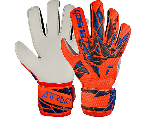 Рукавички воротарські Reusch Attrakt Solid Junior pomarańczowe 5472515 2210 р.8, помаранчеві
