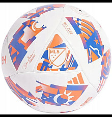М'яч футбольний Adidas MLS Club розмір 5, біло-синій