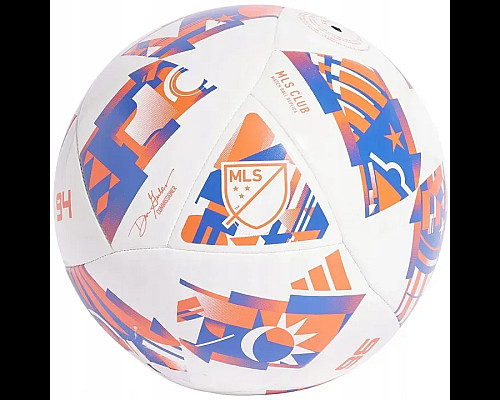 М'яч футбольний Adidas MLS Club розмір 5, біло-синій