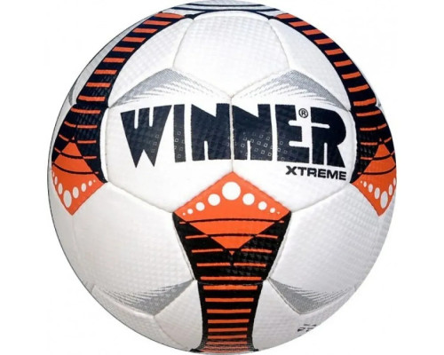 М'яч для футболу Winner XTREME, біло-оранжевий