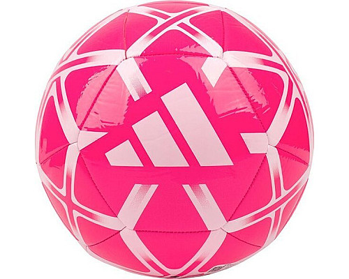 М'яч футбольний Adidas Starlancer Club IP1647 розмір 4, рожево-білий