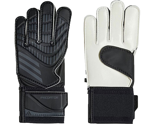 Рукавички воротарські Adidas Predator Training IW6281 р. 4,5, чорно-білі