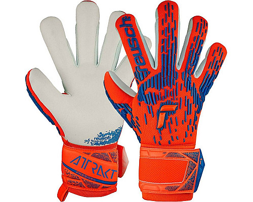 Рукавички воротарські Reusch Attrakt Freegel Silver Junior 5472235 2210 р.7,5, помаранчеві