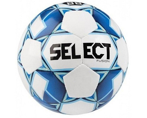 М'яч футбольний Select Fusion IMS розмір 3, біло-синій