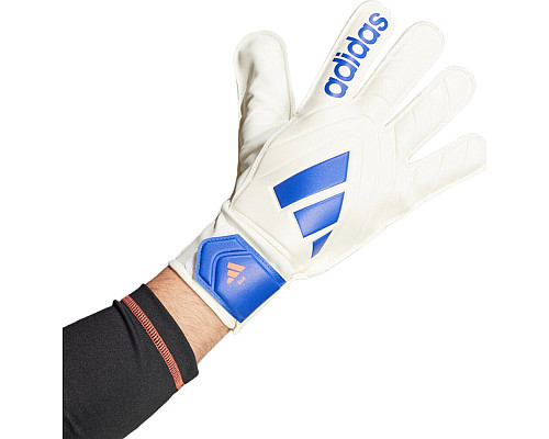 Рукавички воротарські Adidas Copa Club Goalkeeper IX3835 р.8, біло-сині