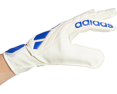 Рукавички воротарські Adidas Copa Club Goalkeeper IX3835 р.8, біло-сині