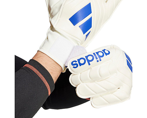 Рукавички воротарські Adidas Copa Club Goalkeeper IX3835 р.8, біло-сині