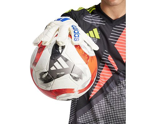 Рукавички воротарські Adidas Copa Club Goalkeeper IX3835 р.8, біло-сині