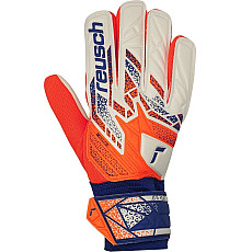 Рукавички воротарські Reusch Attrakt Starter Solid 5570513 2500 р.8, біло-помаранчеві