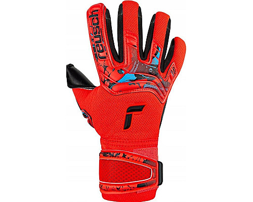 Рукавички воротарські Reusch Attrakt Duo 5370025 3333 р.10, червоно-чорні