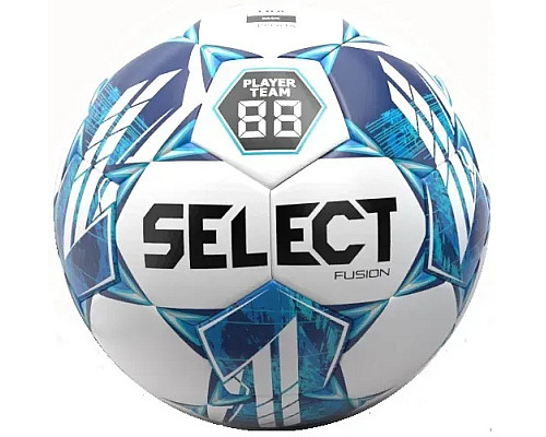 М'яч футбольний Select Fusion v23 розмір 5, біло-синій