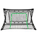 Сітка тренувальна для футболу VIRTUFIT REBOUNDER COMBI KICKBACK 113 х 106 х 61 см, чорно-зелена