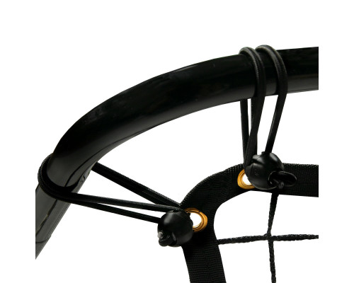 Сітка тренувальна для футболу VIRTUFIT REBOUNDER COMBI KICKBACK 113 х 106 х 61 см, чорно-зелена