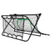 Сітка тренувальна для футболу VIRTUFIT REBOUNDER COMBI KICKBACK 113 х 106 х 61 см, чорно-зелена