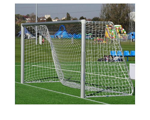 Ворота футбольні Yakimasport BR0008 500 х 200 см, сірі