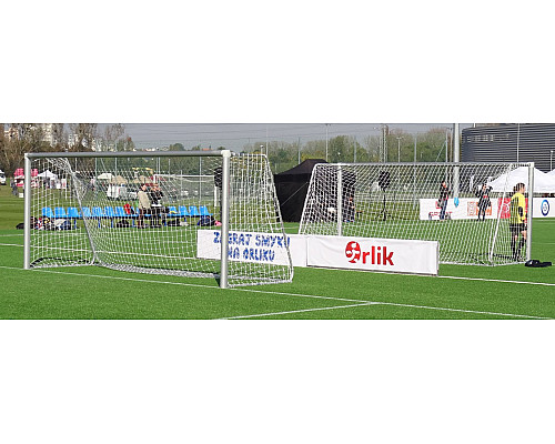 Ворота футбольні Yakimasport BR0008 500 х 200 см, сірі