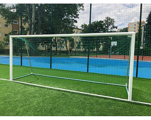 Ворота футбольні Yakimasport BR0008 500 х 200 см, сірі