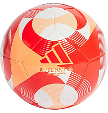 М'яч футбольний Adidas Olympic 24 Club IW6329 розмір 4, біло-червоний