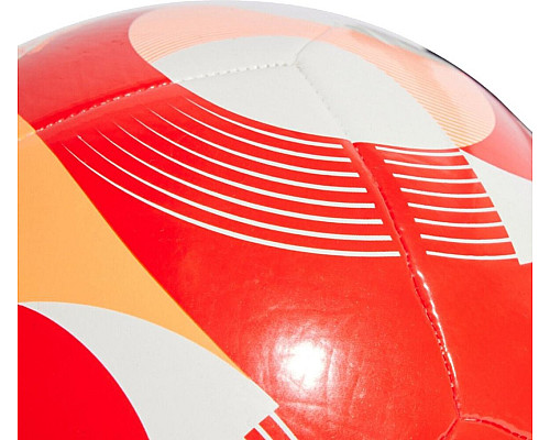 М'яч футбольний Adidas Olympic 24 Club IW6329 розмір 4, біло-червоний