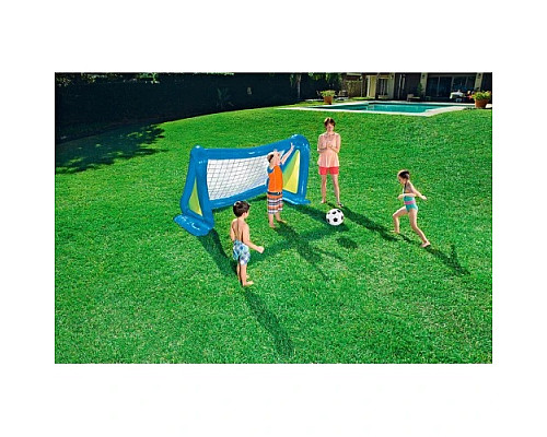 Футбольний набір надувний Goal 254 112 130 см BESTWAY Футбольний набір надувний Goal 254 112 130 см BESTWAY