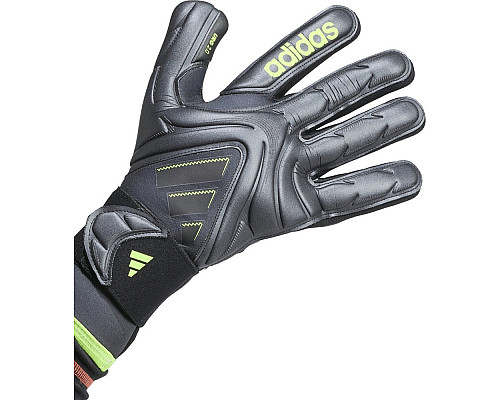 Рукавички воротарські Adidas Copa Pro czarne JN5335 р. 9,5, чорно-зелені