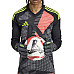 Рукавички воротарські Adidas Copa Pro czarne JN5335 р. 9,5, чорно-зелені