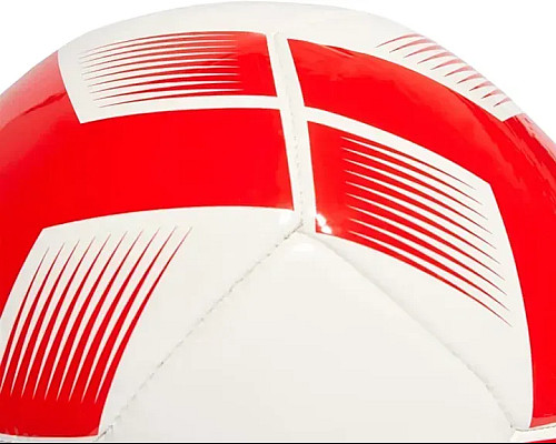 Футбольний м'яч Adidas Starlancer Club розмір 5, біло-червоний