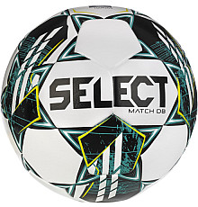 М'яч футбольний SELECT MATCH DB FIFA v23 розмір 4, біло-зелений