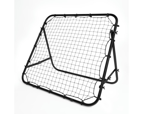 Сітка тренувальна для футболу VIRTUFIT REBOUNDER KICKBACK 100 х 100 см, чорна