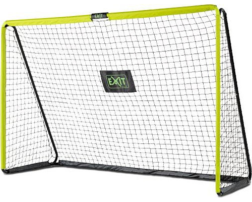 Ворота футбольні EXIT Tempo 300 х 200 см, чорно-зелені